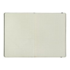 Книга записна ETALON 125*195, 96 арк., клітинка, обкл. штучна шкіра, чорний