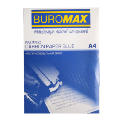 Папір копіювальний, синій, А4, 100 л. - 00299 Buromax