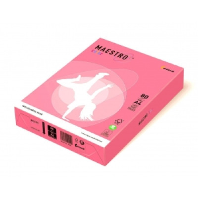 Папір кольоровий А4 80 г/м 500л Maestro Color Neon Pink рожевий - 12977 MONDI