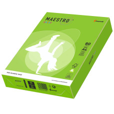 Бумага цветная А4 80 г/м 500л Maestro Color Intensive MA42 Spring Green зеленый