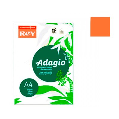Папір REY Adagio А4 80 г/м2 (500 л) 21 оранжевий ** - 619487 Adagio