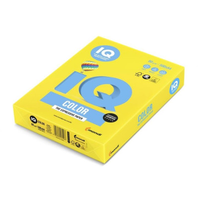Бумага цветная  А4 80 г/м 500л  IQ Color Intensive IG50 Mustard горчичный - 26629 MONDI
