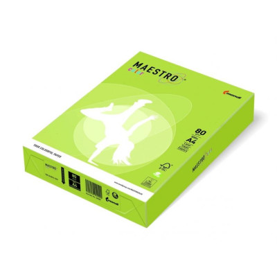 Папір кольоровий  А4 160 г/м 250 арк.  Maestro Color Intensive LG46 Lime Green зелена липа - 14861 MONDI
