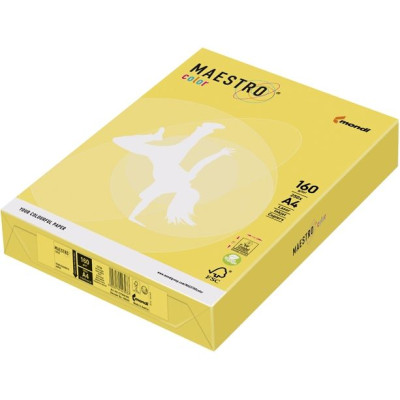 Папір кольоровий  А4 160 г/м 250 арк.  Maestro Color Intensive СY39 Canary Yellow жовтий - 14846 MONDI