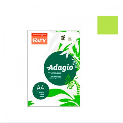 Бумага REY Adagio А4 80 г/м2 (500 л) 14 зеленый** 617660