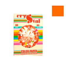 Бумага CRYSTAL COLOR PAPER А4 80г/м2 (100л) 240 оранжевый **