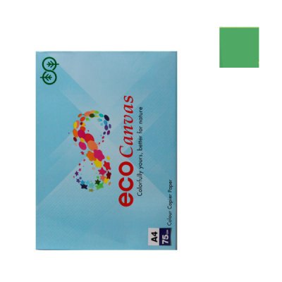 Бумага цветная Convas А4 75 г/м2 (500 листов) зеленая 