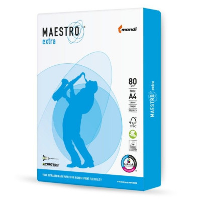 Папір А4 500 арк.  MAESTRO® Extra  (Mondi)  80 г/м.кв. - 04080 Maestro