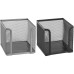 Куб для бумаг 100х100x100 мм, метал., серебристый - 20235 Axent