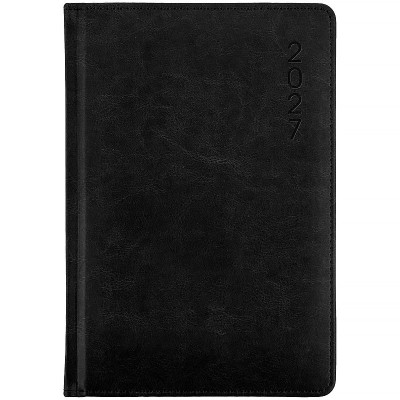 Ежедневник 2027 Classic Lux, 145*210, слп/т черный
