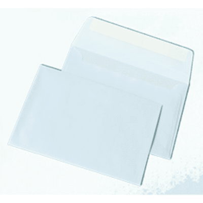 Конверт С6 (114х162мм) білий МК із печаткою адреси на зовнішній стороні - 4240 KUVERT