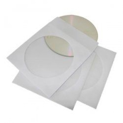 Конверт для CD с окошком мк 1000шт/уп - 11101 KUVERT