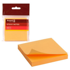 Бумага с липким слоем 75х75 100л неон оранжевая Delta 3414-15 12/120шт/уп