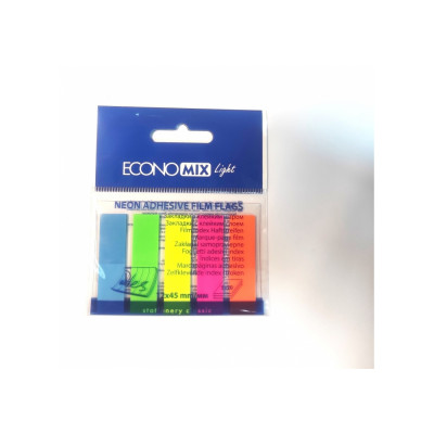 Закладки пластикові з клейким шаром - E27945 Economix