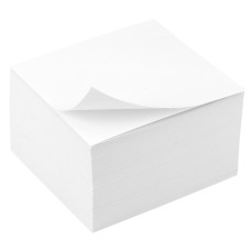 Папір для нотаток білий 90х90х50мм, прок