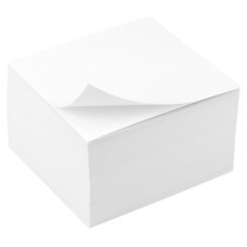 Папір для нотаток білий 90х90х50мм, непрок
