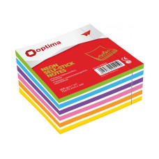 Стикеры Optima, 75x75, 4 цвета, 400 л.