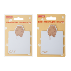 Блок бумаги для записей LAZY CAT, с кл.слоем, диам. 70 мм, 30 листов