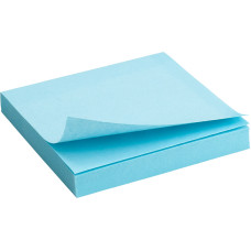 Блок бумаги с липким слоем 75x75 мм, 100 л., син