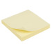 Блок паперу з клейким шаром 75x75мм, 100арк., жовт - D3314-01 Axent