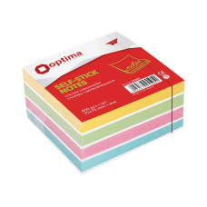 Стикеры Optima, 75x75, 4 цвета, 400 лист