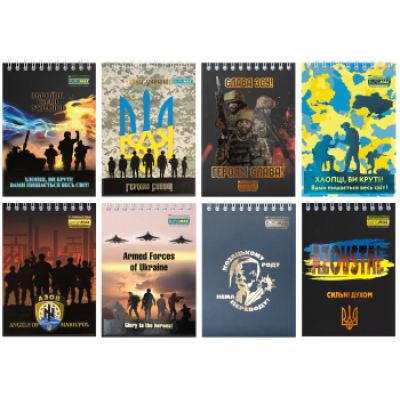 Блокнот на пружині зверху PATRIOT 