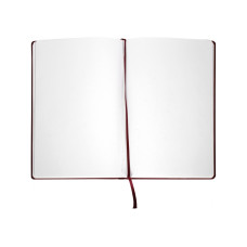 Деловая записная книжка А5, Vivella, твердая обл. с резинкой, белый нелинованный блок, коричневая
