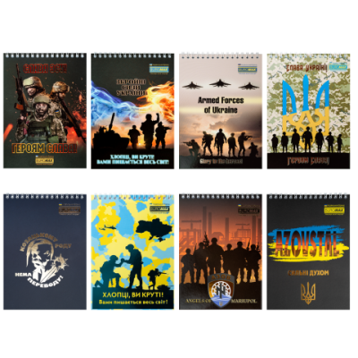 Блокнот на пружині зверху PATRIOT 