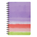 Книга для нотаток COLOUR LINES, А5, 80 арк., клітинка, тв. картонна обкладинка, фіолетова