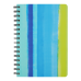Книга для нотаток COLOUR LINES, А5, 80 арк., клітинка, тв. картонна обкладинка, синя