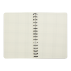 Книга для нотаток COLOUR LINES, А5, 80 арк., клітинка, тв. картонна обкладинка, синя