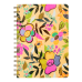 Книга для нотаток COLORFUL, А5, 80 арк., клітинка, тв. картонна обкладинка, жовта