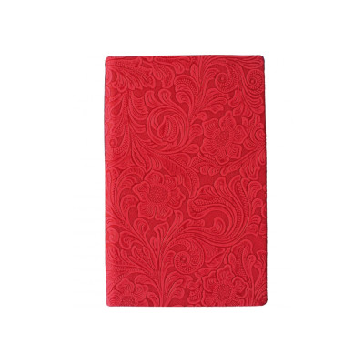 Деловая записная книжка А5, Lady, твердая обложка, кремовый нелинованный блок, красный O20815-03