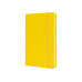 Ділова записна книжка NAMIB, А5, тверда обкладинка, гумка, білий блок, клітинка, жовтий - O27101-05 Optima
