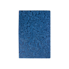 Деловая записная книжка А5, Lady, твердая обложка, кремовый нелинованный блок, цвет - голубой