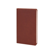 Деловая записная книжка А5, Vivella, твердая обложка, белый нелинованный блок, цвет - коричневый