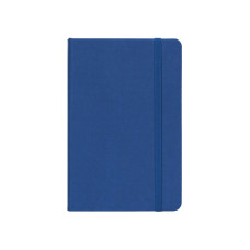 Деловая записная книжка MAGIC, А5, твердая обложка, резинка, белый блок клетка, синий