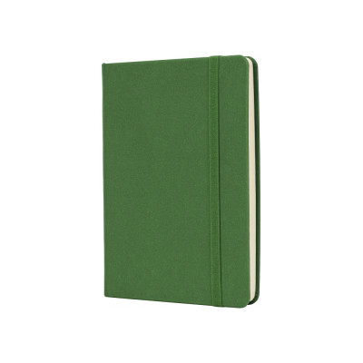 Ділова записна книжка MAGIC, А6, тверда обкладинка, гумка, кремовий блок лінія, зелений - O20388-04 Optima