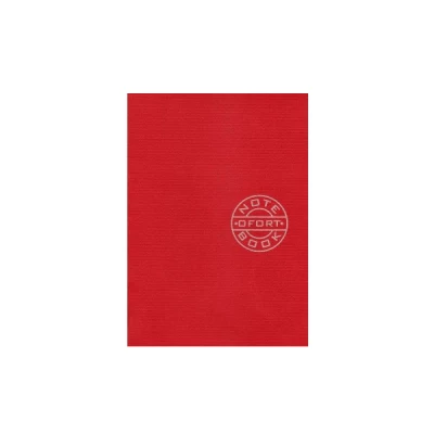 Блокнот А6 36 чистих листів ЗК6836 червоний