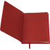 Блокнот деловой BRIEF, L2U, А5, 96 л., линия, красный, иск.кожа - BM.295204-05 Buromax
