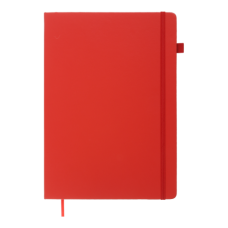 Книга записная ETALON 210*295, 96л., клетка, обложка искуственная кожа, красный