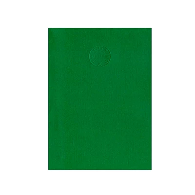 Блокнот А5 36 л # в клітинку ВА5936 пластикова обкладинка, зелений
