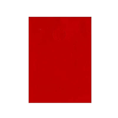 Блокнот А5 36 чистих листів ВА5936 пластикова обкладинка червоний