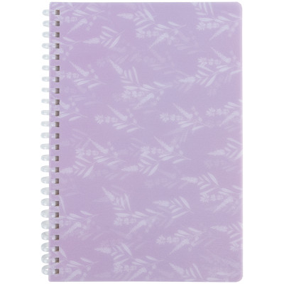 Блокнот на спіралі пласт. обкл., А5, 80 арк., кл., Lavender 1