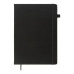 Книга записная ETALON 210*295, 96л., клетка, обложка искуственная кожа, черный - BM.294160-01 Buromax