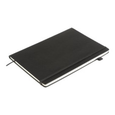 Книга записная ETALON 210*295, 96л., клетка, обложка искуственная кожа, черный