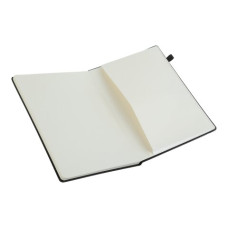 Книга записная ETALON 210*295, 96л., клетка, обложка искуственная кожа, черный