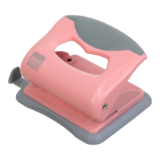 Діркопробивач пластиковий, PASTEL, до 20 л., 125х95х65мм, рожевий