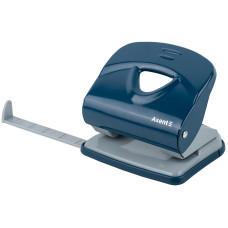 Дырокол Exakt-2 металлический, 30 листов, Earth colors синий