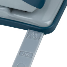 Дырокол Exakt-2 металлический, 30 листов, Earth colors синий